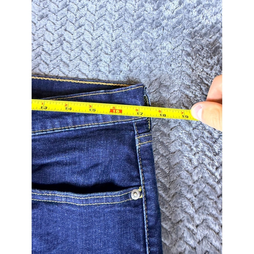 Levis 502 Jeans Mens 33x30 Blue Denim Low Rise Straight Leg 29507-0030 - Picture 4 of 10